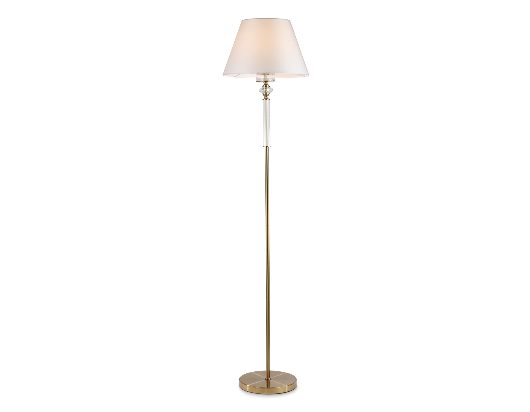 Светильник Ambrella light LH71028 BS/WH латунь/белый E27 max 60W D360*1550