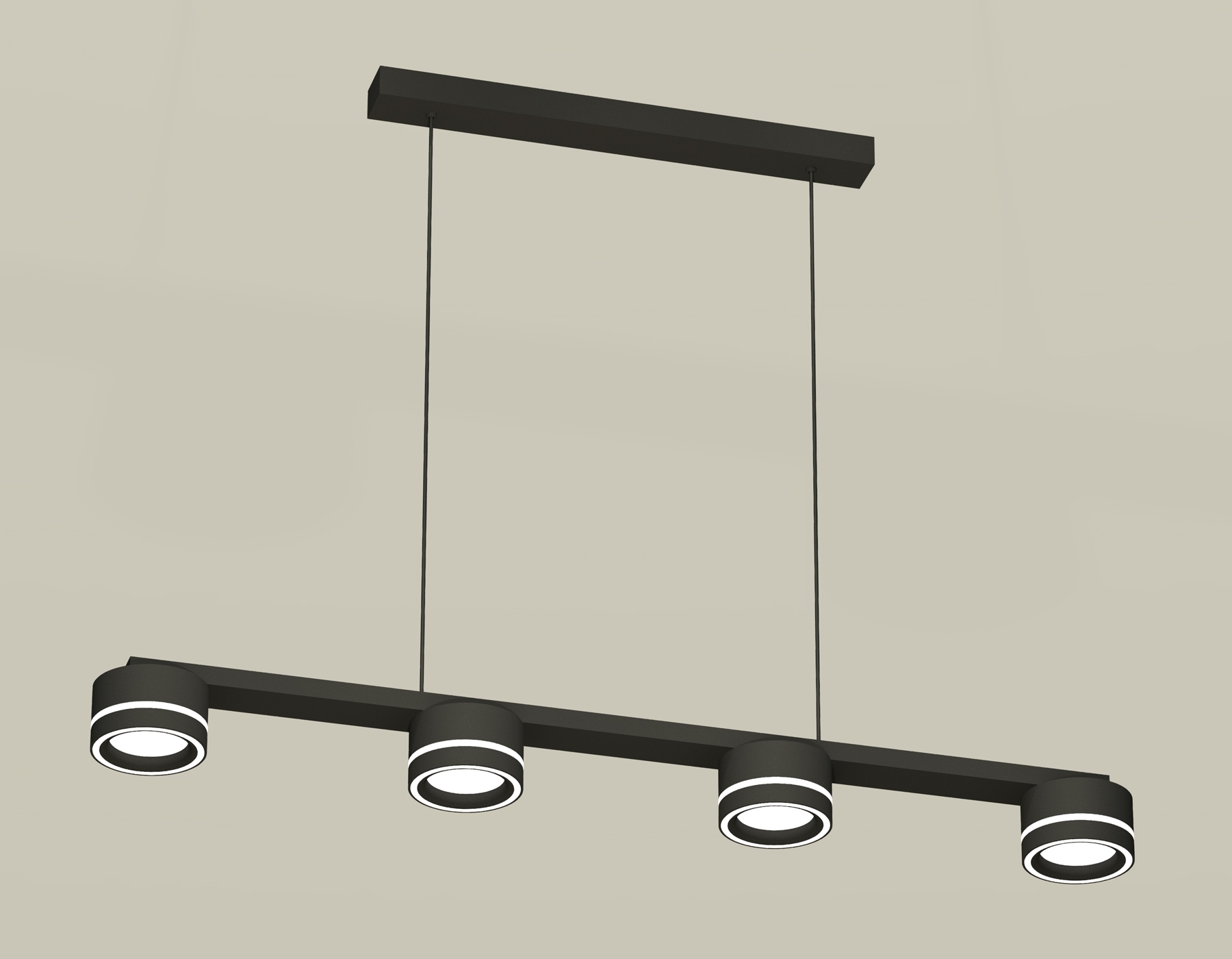 Светильник Ambrella light XB9152201/4 SBK/FR черный песок/белый матовый GX53 (C9152, N8434)