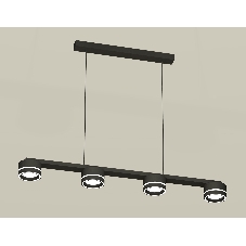 Светильник Ambrella light XB9152201/4 SBK/FR черный песок/белый матовый GX53 (C9152, N8434)