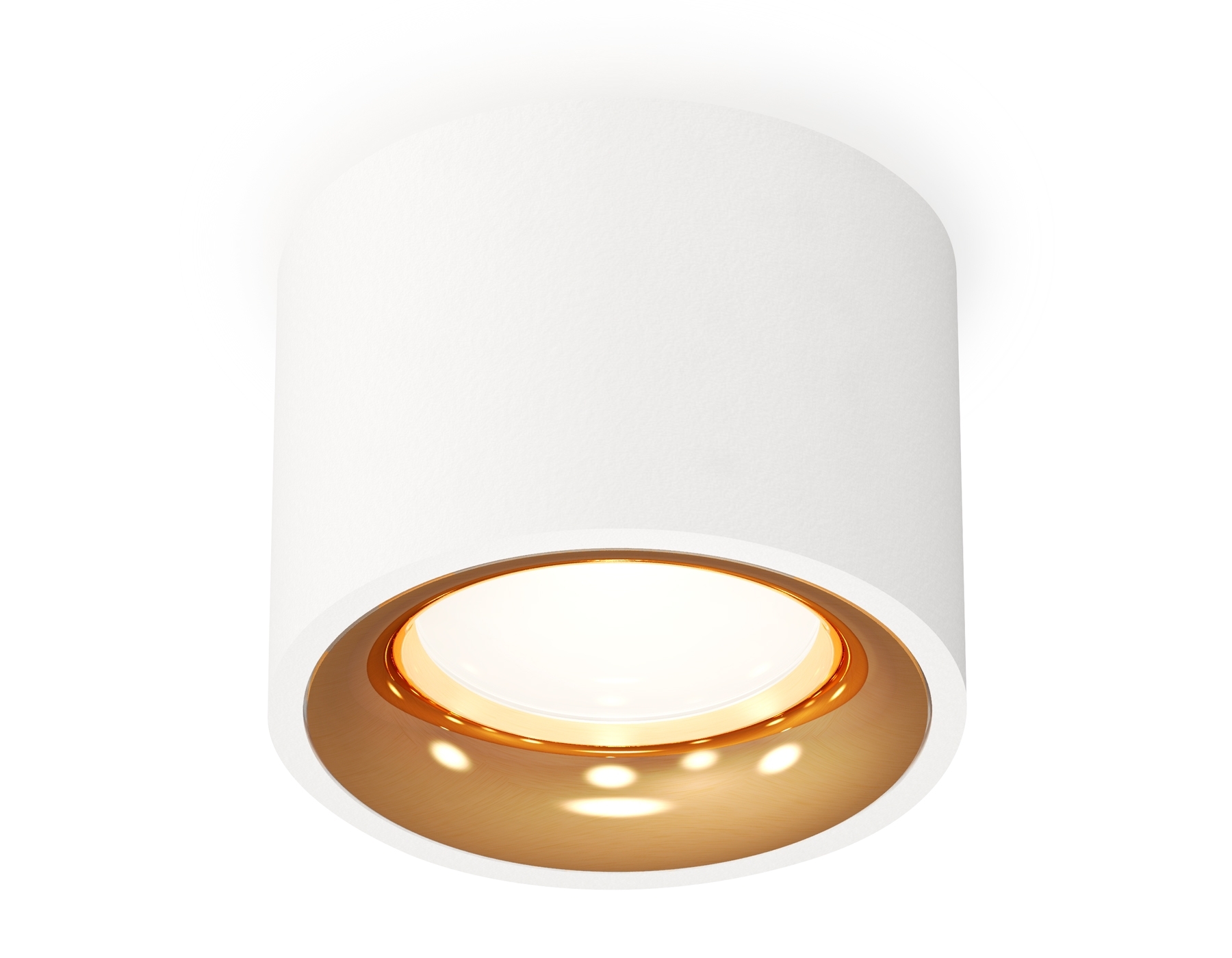 Светильник Ambrella Light XS7510024 SWH/PYG белый песок/золото желтое полированное MR16 GU5.3 (C7510, N7014)
