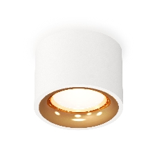 Светильник Ambrella Light XS7510024 SWH/PYG белый песок/золото желтое полированное MR16 GU5.3 (C7510, N7014)