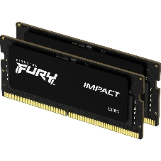 Оперативная память Kingston Fury Impact, DDR5, 16GB (2x8GB), 4800 MHz, CL38, SO-DIMM