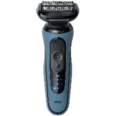 Бритва электрическая Braun S5 52-A1650s c дорожным чехлом синий/черный насадки для тела/триммер для бороды тип 5762