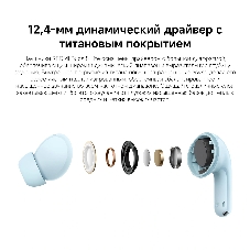 Наушники TWS Xiaomi Redmi Buds 8 Lite синий, внутриканальные, Bluetooth, до 7 ч