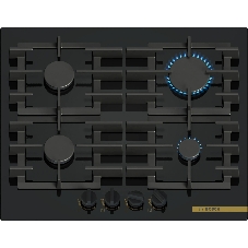 Газовая варочная поверхность Bosch PPP6B6J40R, 4 конфорки, закаленное стекло, 7500 Вт