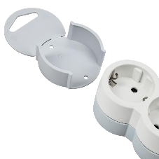 STANDARD Колодка для удлинителя с заземлением К03 3 места белый IEK