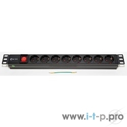 Блок розеток 5bites PDU819A-07 8S, AL, SWITCH, 1U, 19