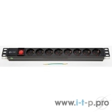Блок розеток 5bites PDU819A-07 8S, AL, SWITCH, 1U, 19