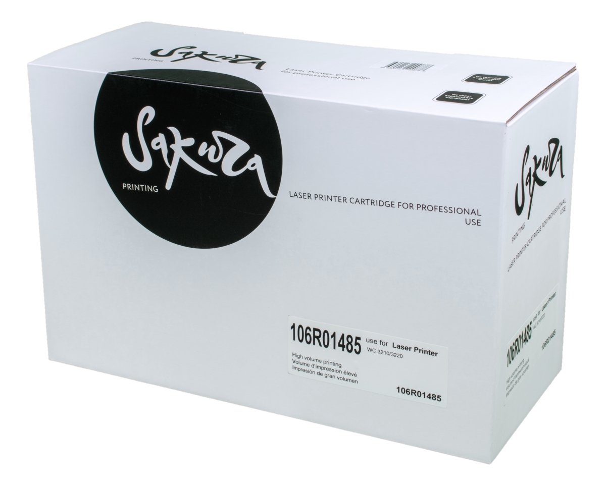 Картридж лазерный Sakura 106R01485 для Xerox WC 3210/3220, черный, 2000 к.