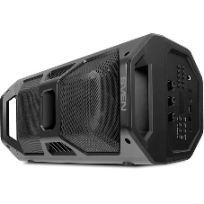 Мобильные колонки чёрные Sven PS-600 2.0  (2x25W, mini Jack, USB, Bluetooth, FM, micro SD, LED-дисплей, ПДУ, 2 x 4000 мA, LED подсветка)