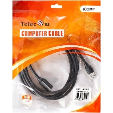 Кабель удлинительный USB3.0 Am-Af 1.8m Telecom черный (TUS708-1.8M)