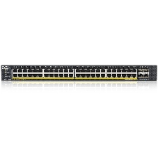 Коммутатор XGS1935-52HP, 52 Port Smart Managed PoE Switch, 48x Gigabit PoE and 4x 10G SFP+, hybrid mode, standalone or NebulaFlex Cloud, 375 Watt PoE