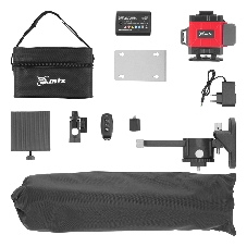 Лазерный уровень м-призм. MTX ML 360-3 Pro SET, 30 м, акк. Li 3000 мА·ч, состоит из 2 частей