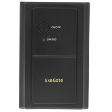 Источник бесперебойного питания ExeGate EP285490RUS SpecialPro UNB-1200.LED.AVR.EURO.RJ.USB 1200VA/750W, LED, AVR, 4 евророзетки, RJ45/11, USB, черный