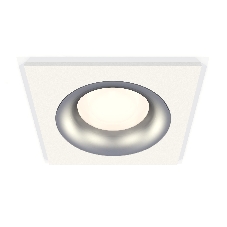 Комплект встраиваемого светильника Ambrella light XC7631004 SWH/MCH белый песок/хром матовый MR16 GU5.3 (C7631, N7013)