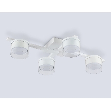 Потолочный светильник Ambrella Light FL51661/4 WH/CL белый/прозрачный GX53/4 547*330*105