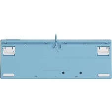 Клавиатура проводная A4Tech Fstyler FS300 (FS300 PANDA SNOWBOARDING), USB, белый/синий