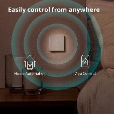 Выключатель умный Aqara Smart wall switch H1 (with neutral, double rocker) WS-EUK04