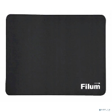 Коврик для мыши Filum FL-MP-S-BK-1 черный, 250x200x1 мм., ткань+резина.