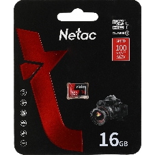 Флеш карта Netac MicroSD P500 Extreme Pro 16Gb, Retail version card only