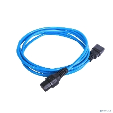 Шнур питания с фиксатором REM IEC 60320 C13/IEC 60320 C14, 10 А/250 В (3 * 1,0), 3 м, синий R-10-Cord-C13-C14-3-Blue