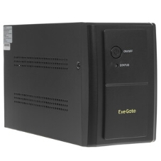 Источник бесперебойного питания ExeGate EP285490RUS SpecialPro UNB-1200.LED.AVR.EURO.RJ.USB 1200VA/750W, LED, AVR, 4 евророзетки, RJ45/11, USB, черный