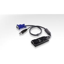 Модуль удлинителя VGA+K/M USB ATEN (KA7570-AX) 40 метр., 1xUTP Cat5e, для подкл. комп. к перекл. KH15xxA/KH15xxAi/KL15xxA/KL15xxAi/KH25xxA, макс.разр