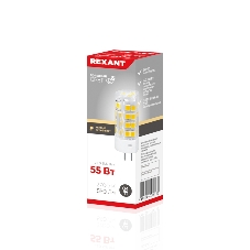 Лампа светодиодная Rexant капсульного типа JD-CORN G4 230 В 5,5 Вт 2700 K теплый свет (поликарбонат)