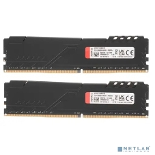 Оперативная память Kingston Fury Beast, DDR4, 32GB (2x16GB), 3200MHz, CL16, DIMM, с радиатором, черный