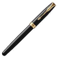 Ручка роллер Parker Sonnet Core T530 (CW1931496) LaqBlack GT F черн. черн. подар.кор.