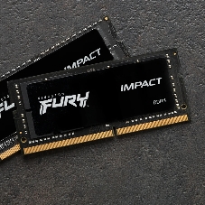 Оперативная память Kingston Fury Impact, DDR5, 16GB (2x8GB), 4800 MHz, CL38, SO-DIMM