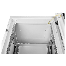 Шкаф телекоммуникационный напольный 42U (600x1000) дверь перф. 2шт, черный