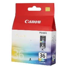 Картридж струйный CLI-36Color (1511B001) для Canon Mini Pixma 260, Цветной, 250 стр.