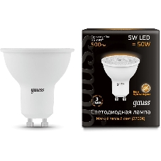 Лампа светодиодная Gauss 101506105 LED MR16 GU10 5W 3000K