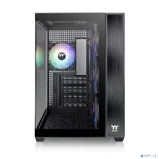 Компьютерный корпус Thermaltake View 380 TG ARGb черный без БП ATX 6x120мм 2x140мм 1x200мм 2xUSB3.0 audio bott PSU