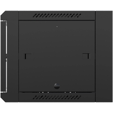 Шкаф коммутационный NTSS (NTSS-W6U6060GS-BL) настенный 6U 570x600 мм пер. дв. стекл 60 кг черный 19.5 кг