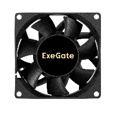 Вентилятор 24В DC ExeGate EX08038S2P-24 (80x80x38 мм, Sleeve bearing (подшипник скольжения), 2pin, 4500RPM, 43dBA)
