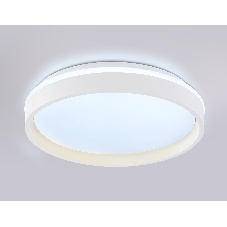 Светодиодный светильник RGB Ambrella light FZ601 WH/GD белый/золото IP20 46W 3000K-6500K+RGB D390*80 (ПДУ ИК)