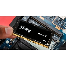 Оперативная память Kingston Fury Impact, DDR5, 16GB (2x8GB), 4800 MHz, CL38, SO-DIMM