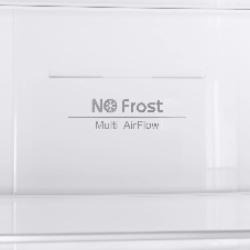 Холодильник Maunfeld MFF200NFS серый двухкамерный 240/100л морозилка снизу, No Frost