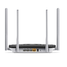 Беспроводный маршрутизатор Mercusys AC12, Dual Band, (867Мбит/с на 5 ГГц + 300Мбит/с на 2,4 ГГц)4 порта 100 Мбит/с, 4 фиксированных антенны