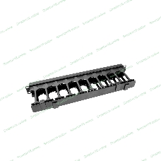 Кабельный органайзер ЦМО горизонтальный с пластиковыми пальцами 19