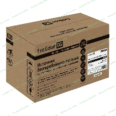 Источник бесперебойного питания ExeGate EX292764RUS SpecialPro UNB-600.LED.AVR.2SH.RJ.USB 600VA/360W, LED, AVR, 2*Schuko, RJ45/11, USB, черный