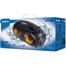 Мобильные колонки SVEN PS-380 2.0 черный