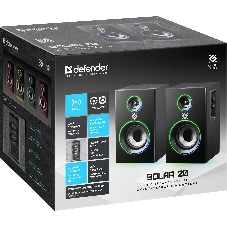 Акустическая система Defender SOLAR 20 черный 2.0