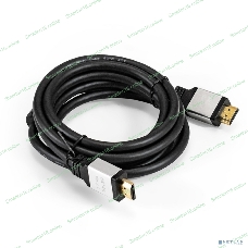 Кабель HDMI ExeGate EX-CC-HDMI8K-2.0 (19M/19M, v2.1, 2м, 8K UHD, Ethernet, позолоченные контакты)