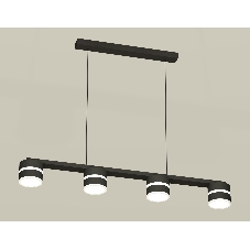 Светильник Ambrella light XB9152203/4 SBK/FR черный песок/белый матовый GX53 (C9152, N8445)