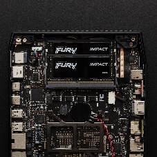 Оперативная память Kingston Fury Impact, DDR5, 16GB (2x8GB), 4800 MHz, CL38, SO-DIMM