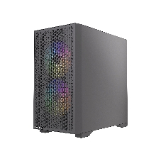 Корпус HSPD M335, Mesh Mini-tower, Black, TG, 0.45 SPCC, 2x140mm ARGB + 1x120mm ARGB mATX, mITX 160/340/184mm 2x2.5