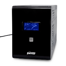 Источник бесперебойного питания Powerman Smart Sine 1500VA/1050W, 220V, Line-Interactive, LCD, Tower, Out: 4xShuko, черный*SmartSine1500